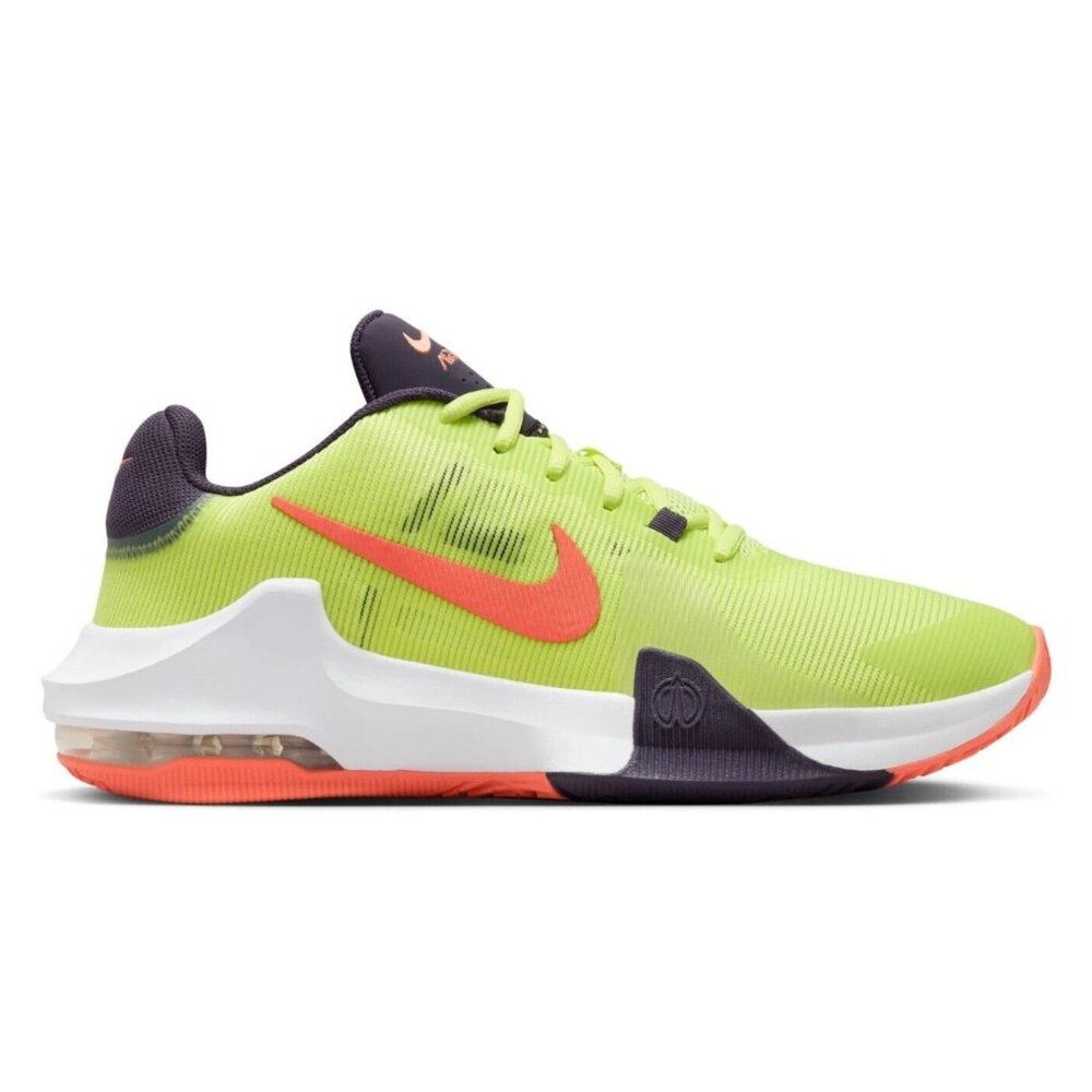 Nike Impact 4  Men`s Basketball Shoes Yellow Orange DM1124-700 NEW